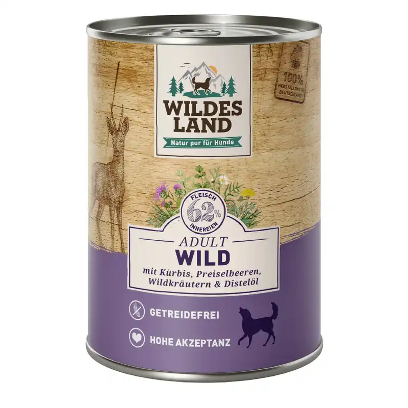 WILDES LAND Wild & Kürbis 400 g Solange Der Vorrat Reicht